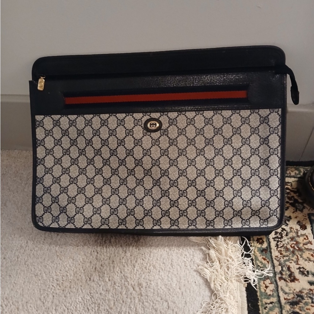 Vintage Gucci computer clutch bag